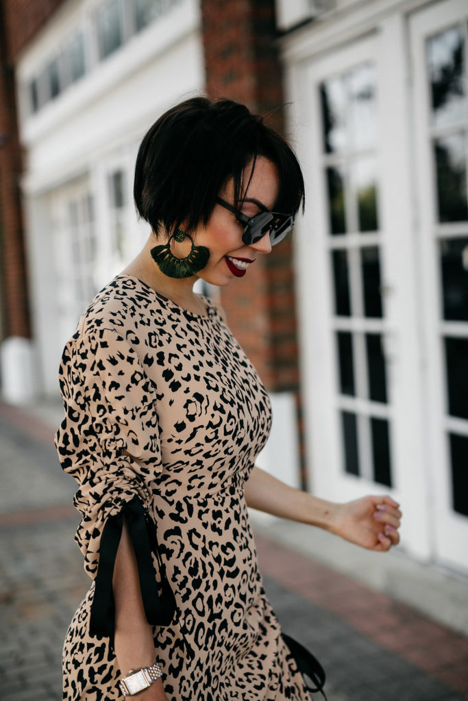 cinched animal print