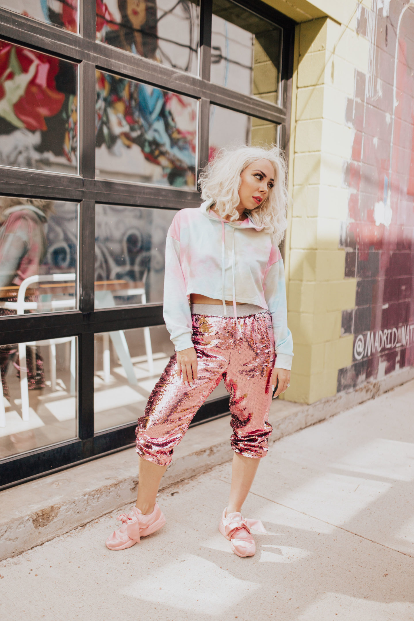 tie dye crop top